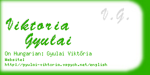 viktoria gyulai business card